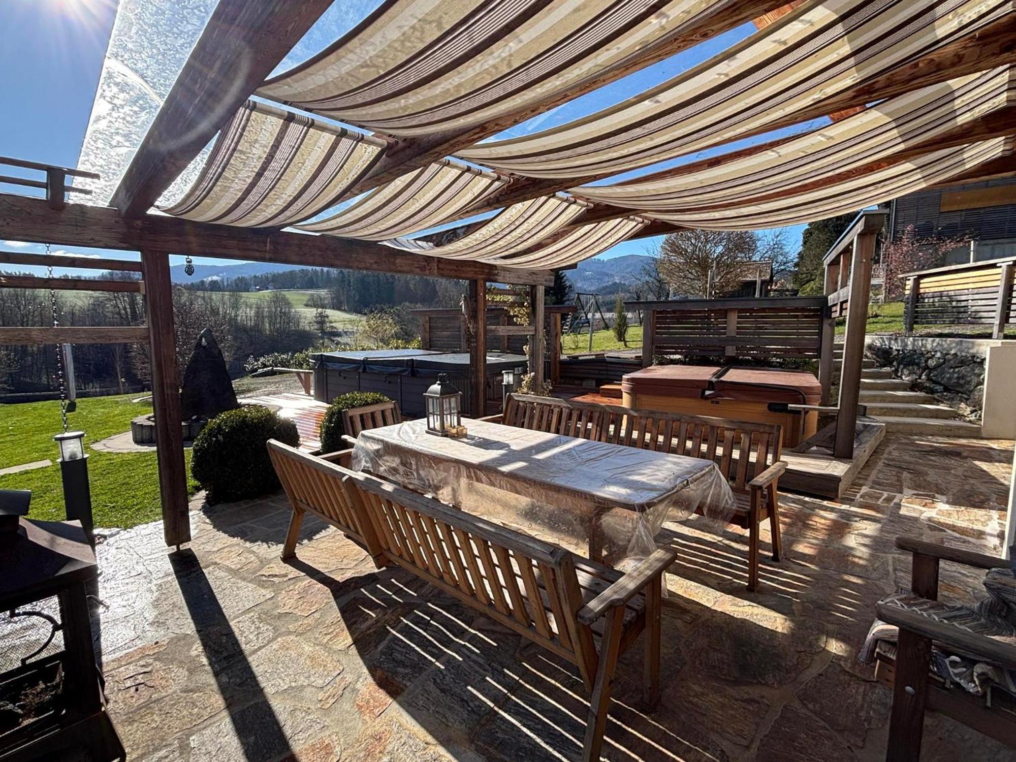 Das "Ferienhaus Eibiswald" Landhaus Refugium Im Schilcherland - Sauna Und Spa ภายนอก รูปภาพ
